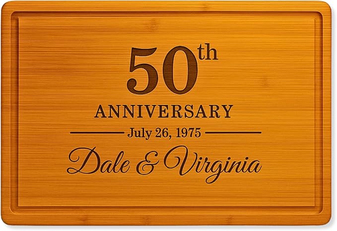 Personalized Unique Anniversary Wedding Gifts for Couples - Men, Women, 1st to 25th or 50th Anniversary Present for Him, Her, Husband, Wife, Parents, Best Custom Couple Gift Ideas