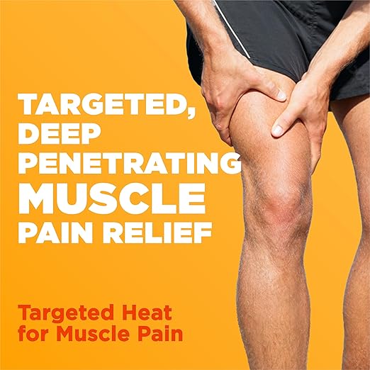ThermaCare Portable Muscle Therapy Heating Pads - Multi-Purpose Adhesive HeatWraps for Back, Neck, Joint, & Menstrual Pain Relief - Drug-Free, Discreet, Long-Lasting Heat Therapy - Pack of 8