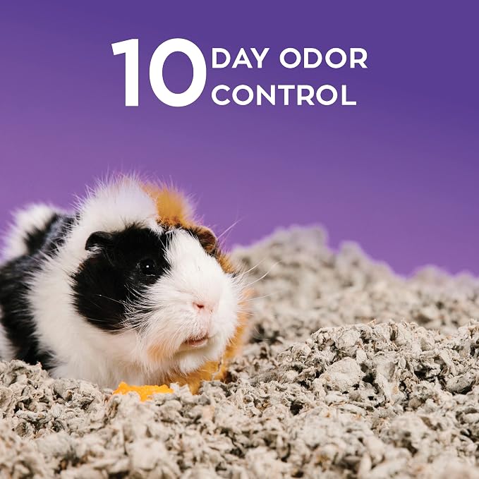 Carefresh Natural Paper Small Pet Bedding, Odor Control 60L | 2X more absorbent, 99% dust free, odor control, Biodegradable and compostable, For hamsters, rabbits and guinea pigs