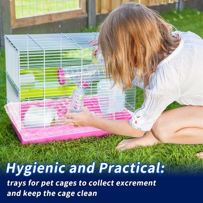 Tondiamo Disposable Rabbit Cage Liners for Litter Box Tray, Medium, 150 Pcs