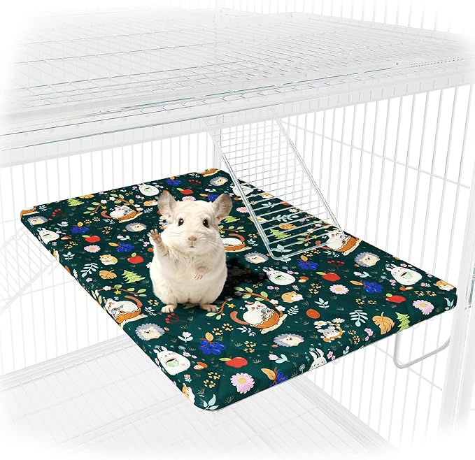 Ferret Cage Liner for Ferret Nation & Critter Nation Cage | Washable Bedding, Leakproof Cage Accessories for Ferrets, Chinchillas, Rats & Other Small Animals(Shelf Liner)