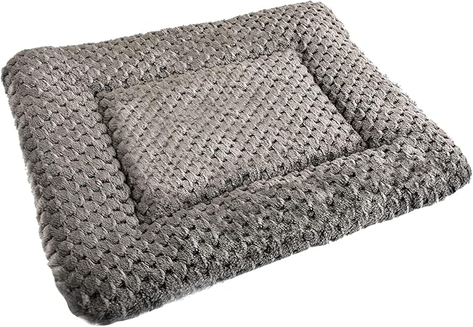 Small Animal Bed Mat, Soft & Warm, Suitable for Guinea Pig, Hamster, Rabbit, Rat and Bearded Dragon (X-Large(13.3''x9.4''), Mesh Black)