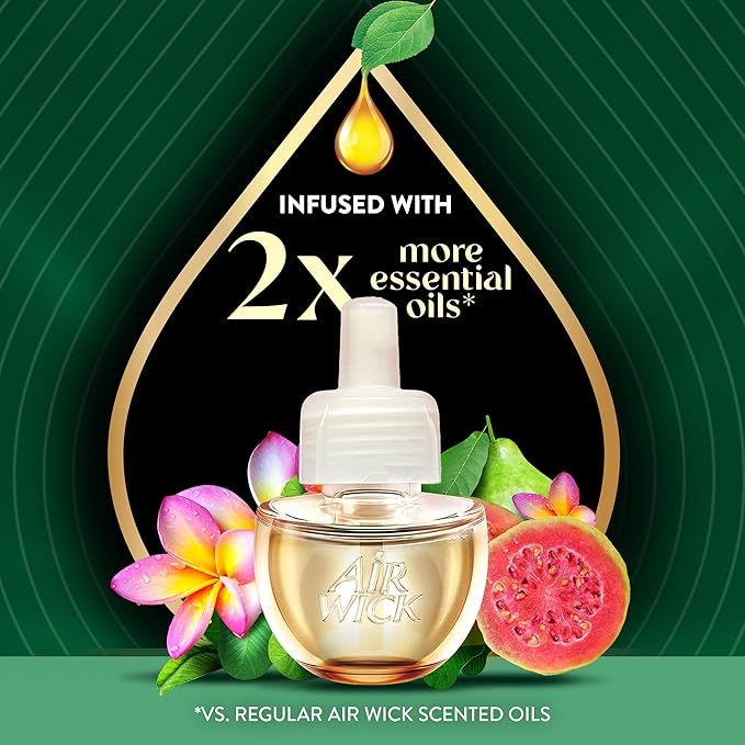 Air Wick Scented Oils 0+5 Hawaiian Guava & Tropical Flower (old Nectarine & Paradise Flower)