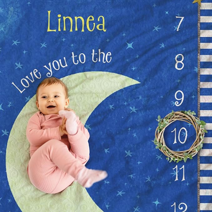 I See Me! Personalized Blanket - Name Blanket - Christening Gift - Baptism Gift - Custom Baby, Newborn, Quilted Throw Blanket