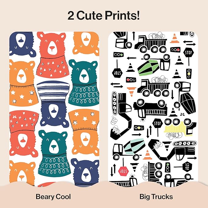 The Honest Company Clean Conscious Diapers for Sensitive Skin Up to 100% Leakproof Hypoallergenic Fragrance-Free Baby Gender Neutral Prints Super Club Box Size 6 (35 lbs) 68 Count