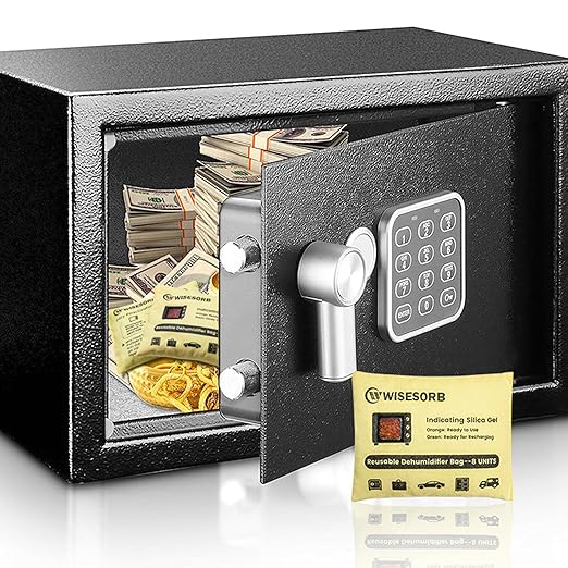 4 Pack 240G Reusable Silica Gel Desiccant Dehumidifier Bags, Color Indicating Moisture Absorbers for Car, Closet, Garage, 3D Filaments, Emoisture, Microwave Rechargeable Reusable Drying Bags