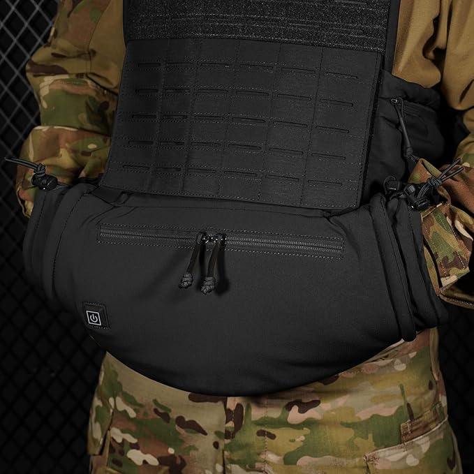 PETAC GEAR Tactical Hand Warmer,Portable Drop Hanger Waist Handwarmer Pouch for Hunting Golf Camping Fishing, Hiking, Football Winter Outdoor Field Survival.