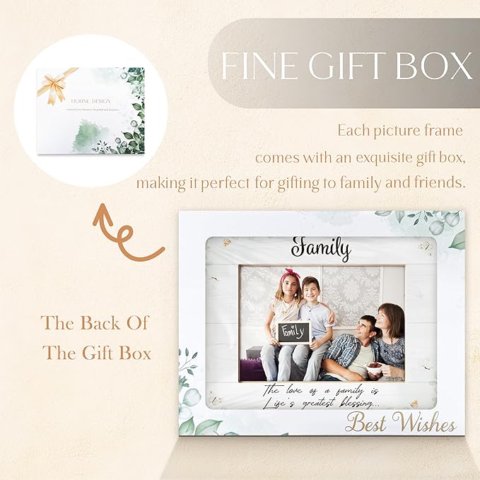 Family Picture Frame 5x7, Family Gifts Photo Frame, Gift for Family, Best Family Gifts, New Home Gifts, House Warming Gifts New Home, Long Distance Family Gifts, Family Gifts Ideas