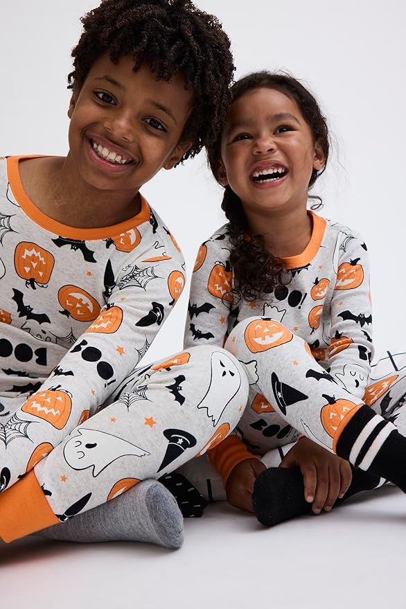 The Children's Place unisex-baby And Kids, Sibling Matching, Holiday Pajama Sets, Cotton