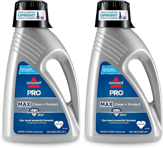 Bissell 78H63 Deep Clean Pro 4X Deep Cleaning Concentrated Carpet Shampoo,48 ounces - Silver,(Pack of 2)