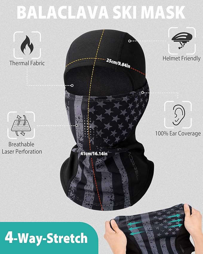 Balaclava Ski Mask for Men Winter Face Mask Breathable & Thermal Winter Balaclava Women for Cold Weather Outdoor