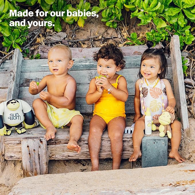 Sun Bum Baby Bum Mineral SPF 50 Roll-On Sunscreen - Vegan and Hawaii 104 Act Compliant (Without Octinoxate & Oxybenzone) - Broad Spectrum Moisturizing UVA/UVB - Travel Size - 3 oz