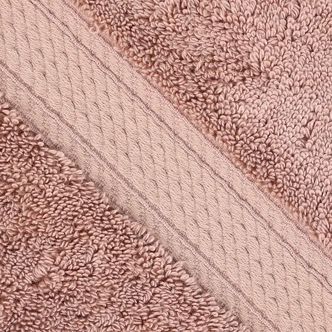 BLUENILEMILLS Madison Egyptian Cotton Bath Sheets, for Bathroom, Shower, Hotel, Plush, 900 GSM, Highly Absorbent and Ultra-Soft Towels, Essentials, Oversized Towels, Set of 2, Muted Mauve