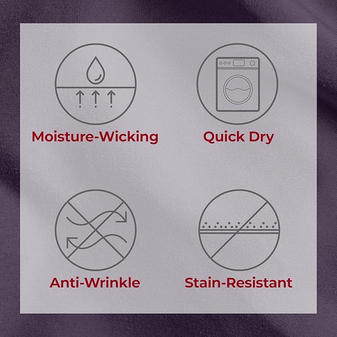 Mellanni Extra Deep Full Sheets - 4 PC Iconic Collection Bedding - Hotel Luxury, Ultra Soft, Cooling Bed Sheets - Wrinkle, Fade, Stain Resistant (Full, Purple)
