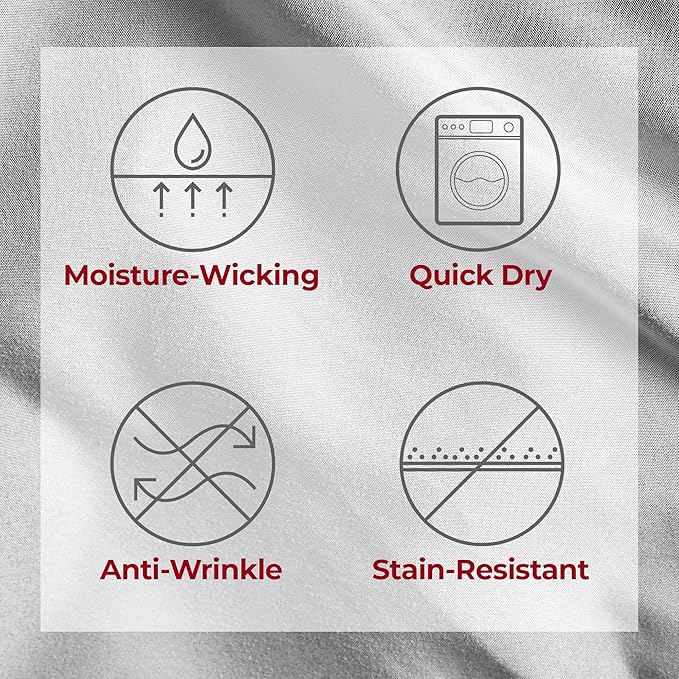 Mellanni Twin XL Sheets Set - 3 PC Iconic Collection Bedding - Hotel Luxury, Extra Soft, Cooling Bed Sheets - Wrinkle, Fade, Stain Resistant (Twin Extra Long, Light Gray)