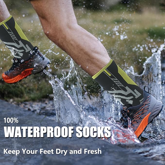 Waterproof Socks Neoprene Unisex Breathable Outdoor Sports Hiking Fishing Wading Crew/Ankle Socks