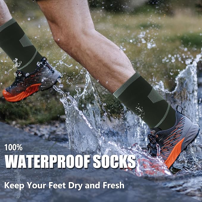Waterproof Socks Neoprene Unisex Breathable Outdoor Sports Hiking Fishing Wading Crew/Ankle Socks