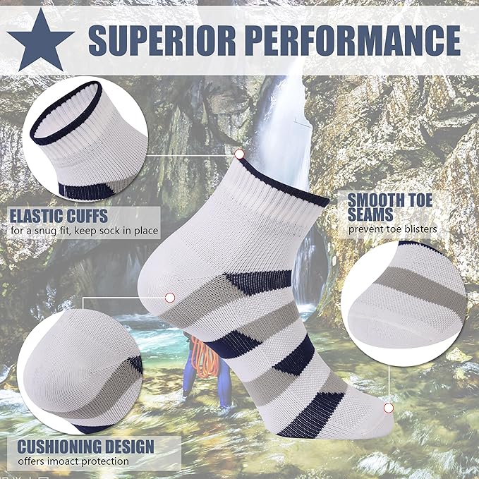 Waterproof Socks Neoprene Unisex Breathable Outdoor Sports Hiking Fishing Wading Crew/Ankle Socks
