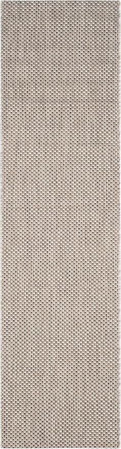 SAFAVIEH Courtyard Collection 2'3' x 14' Beige/Brown CY8521 Indoor/ Outdoor Patio Backyard Mudroom Runner Rug