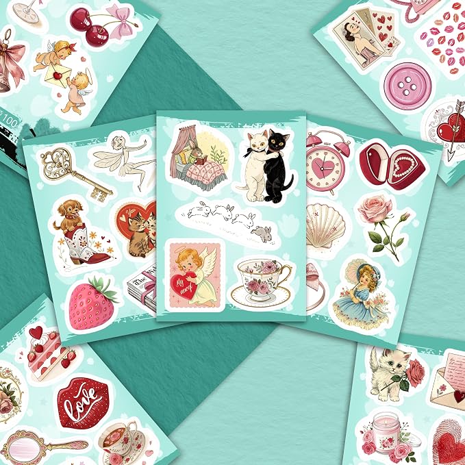 100Pcs Coquette Stickers and Decals for Laptop - Pink Aethetic Stickers for Water Bottle - Coquette Gifts - Gift for Women & Men