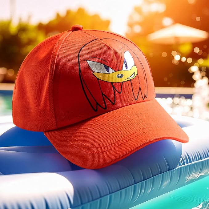 Sonic the Hedgehog Boys Baseball Cap Kids Sun Hat for Summer Beach Outdoor Play Cotton Ball Cap Gifts for Boys
