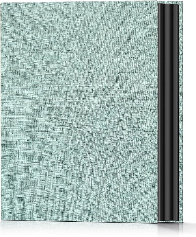 Popotop Photo Album 4x6 200 Pockets for Wedding Gifts,Linen Hardcover Picture Albums for Family Anniversary Baby Vacation Pictures
