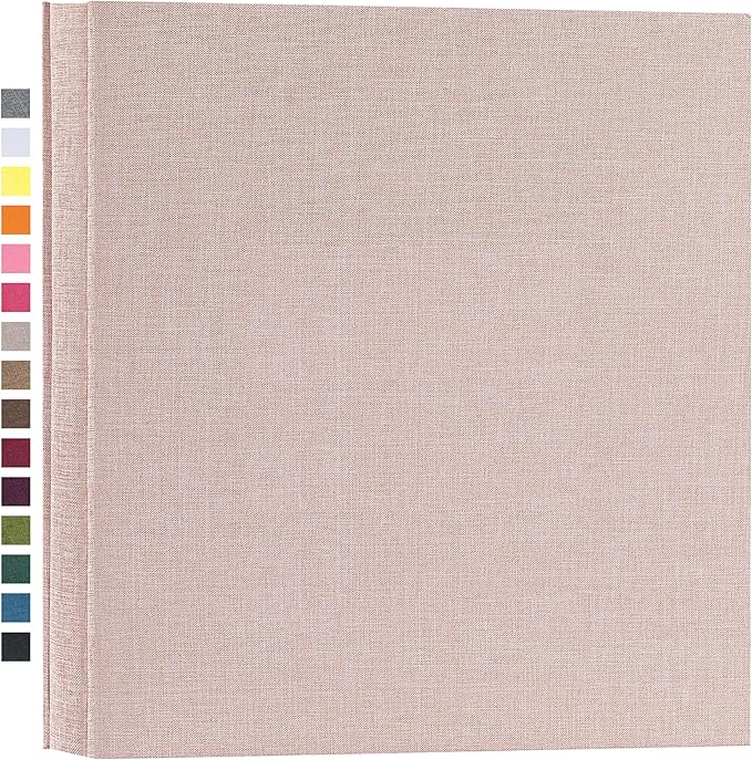 potricher Photo Album for 4x6 1000 Photos Linen Cover Extra Large Capacity Picture Book for Family Wedding Anniversary and Baby (Beige)