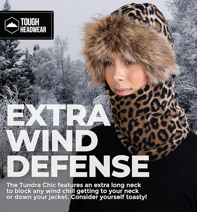 Tough Headwear Fleece Balaclava Ski Mask - Windproof Cold Weather Gear - Hunting Essentials - Ski Mask for Men