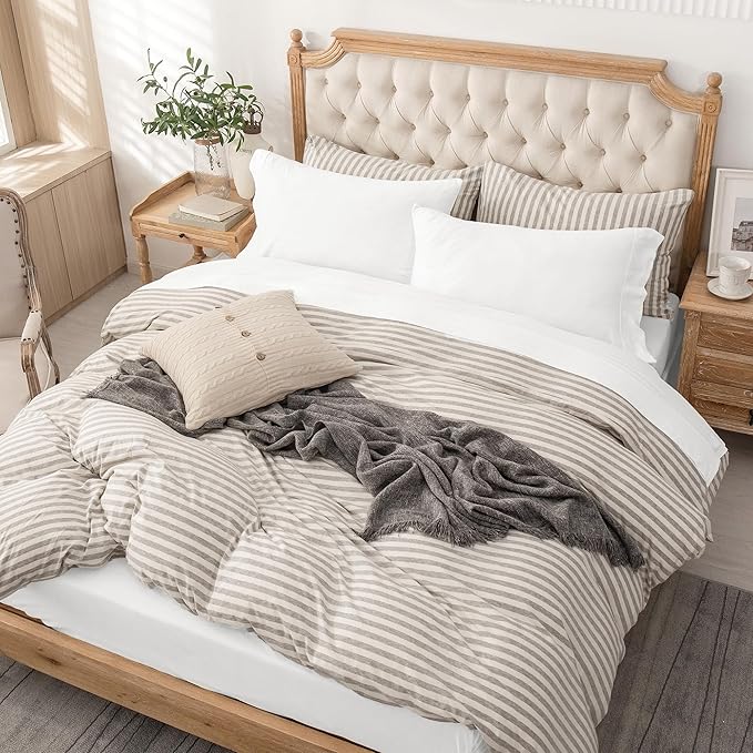PURE ERA Jersey Knit 4pc Bed Sheet Set 100% T-Shirt Cotton Super Soft Comfy Breathable Fits Mattress Up to 20" Extra Deep Pocket (Solid Bright White, King)