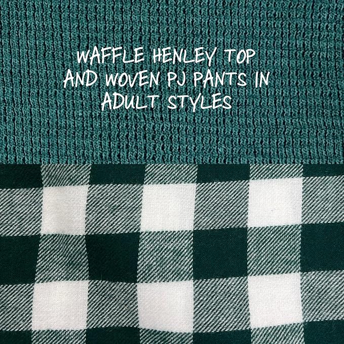 JAMIE Matching Family Jammies Holiday Pajamas 100% Organic Cotton PJs Adults, Kids, Toddlers, Baby, Pets