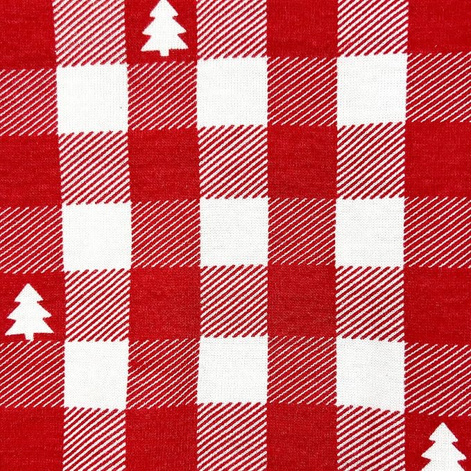 JAMIE Matching Family Jammies Holiday Pajamas 100% Organic Cotton PJs Adults, Kids, Toddlers, Baby, Pets