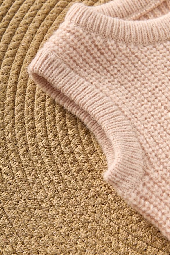 Personalized Knit Baby Boy Girl Sweater with Name Custom Pullover Sweatshirt Custom Baby Gifts