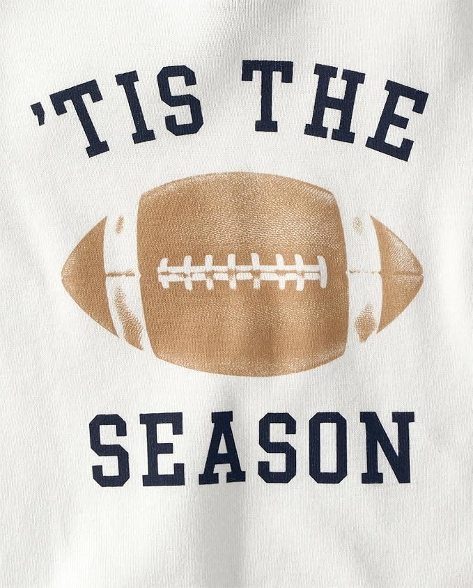 The Children's Place Baby Family Matching, Football Pajama Sets, Cotton