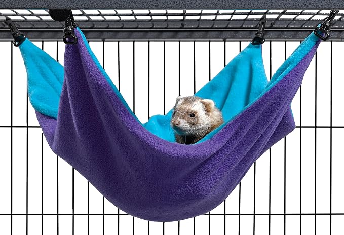MidWest Homes for Pets Ferret Nation Large Hammock for Ferret Nation & Critter Nation Small Animal Cages | Measures 17L x 13W x 8H- inches