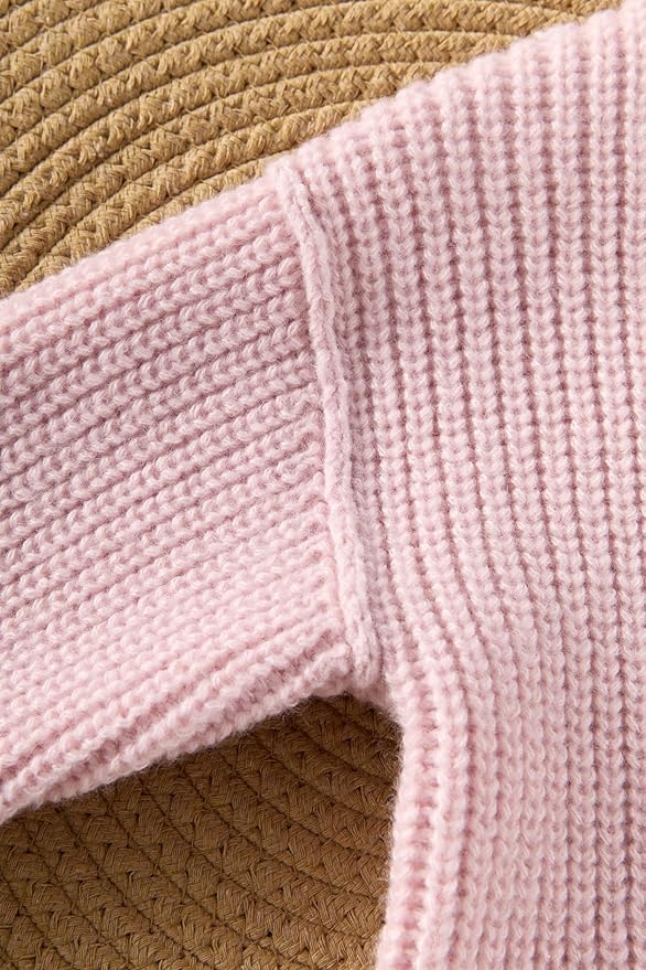 Personalized Knit Baby Boy Girl Sweater with Name Custom Pullover Sweatshirt Custom Baby Gifts