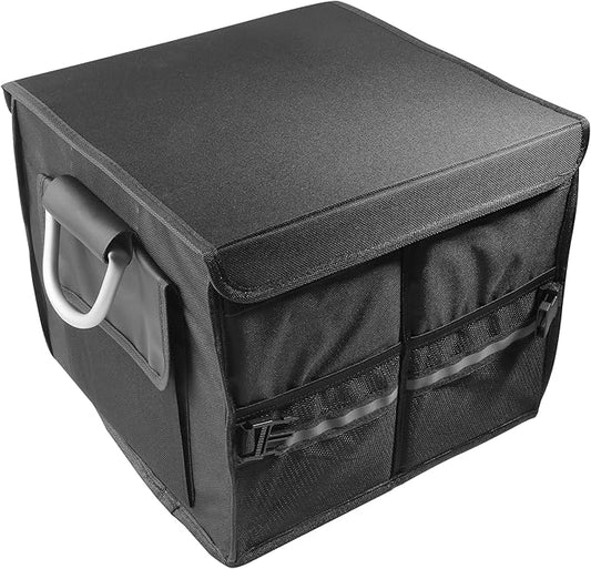Trunk Organizer,Car Accessories Car Organizers and Storage,Collapsible Waterproof Oxford Trunk Organizer for SUV with Aluminium Alloy Handle,Suitable for All Trucks,SUVs,Vans,Jeeps,and Cars