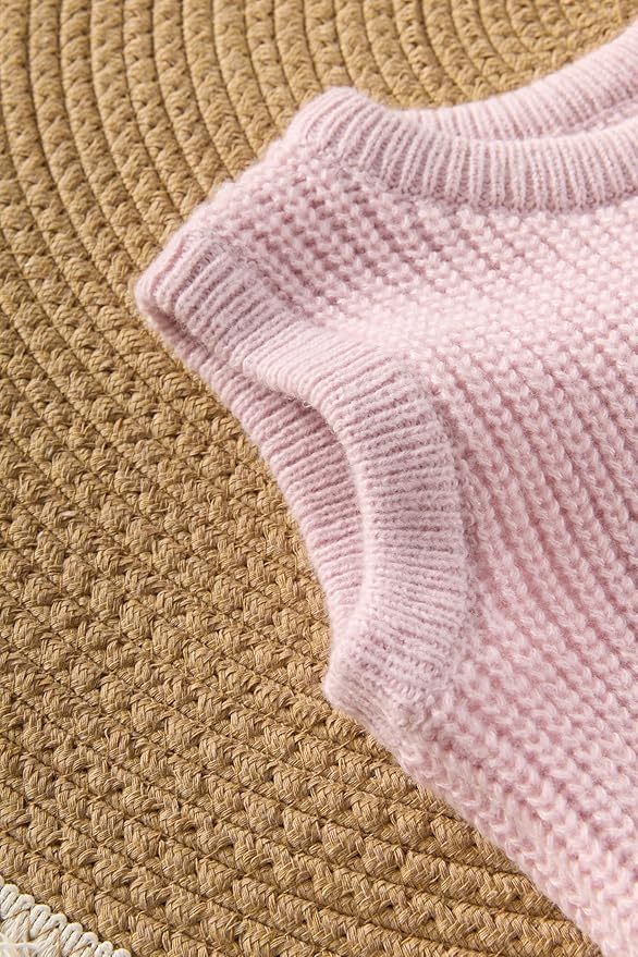 Personalized Knit Baby Boy Girl Sweater with Name Custom Pullover Sweatshirt Custom Baby Gifts