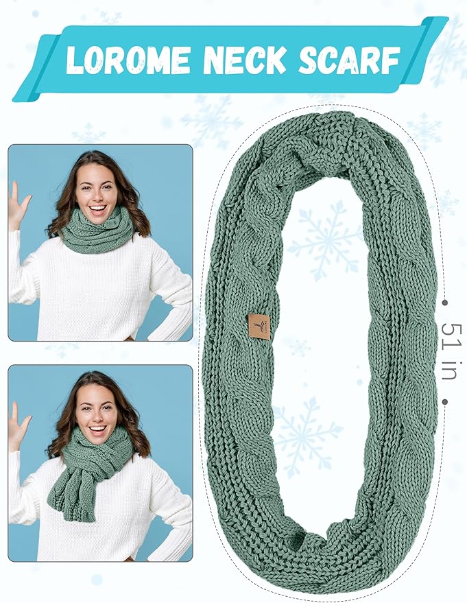 Winter Beanie Hat Scarf Gloves, Warm Fleece Knit Hats Touch Screen Gloves Neck Scarf Set Winter Gifts for Unisex Adult