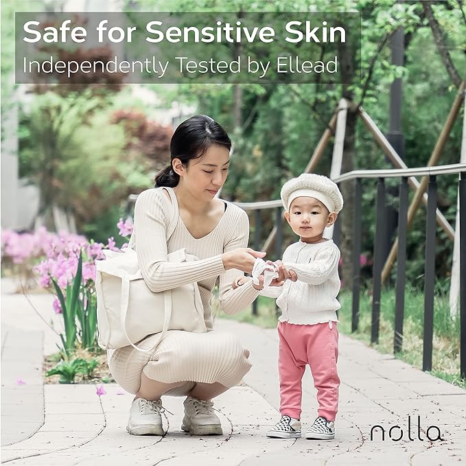 Nolla Flushable Wipes | 100% Plant-Based and Biodegradable - Soft, Unscented + Soothing Aloe and Vitamin E - For Adults and Kids 600 Count (10 Packs of 60)