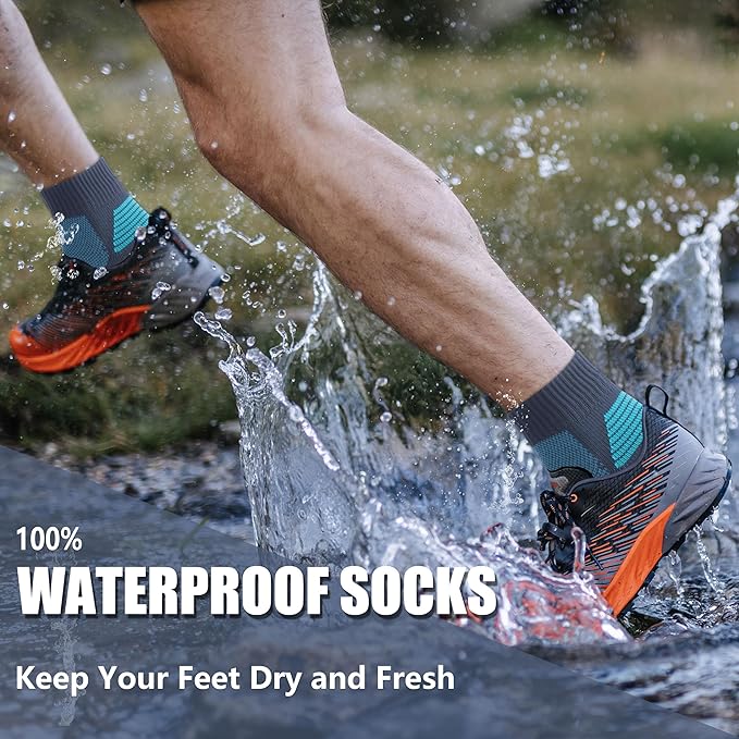 Waterproof Socks Neoprene Unisex Breathable Outdoor Sports Hiking Fishing Wading Crew/Ankle Socks