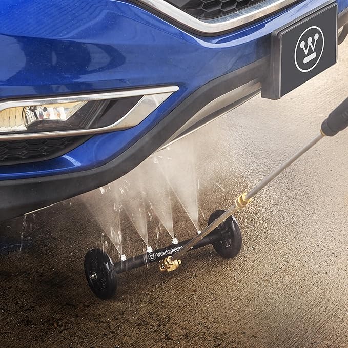 Westinghouse Universal 16" Pressure Washer Undercarriage Cleaner and Water Broom Attachment - 4400 PSI, 1/4" Connector - for Gas and Electric Pressure Washers