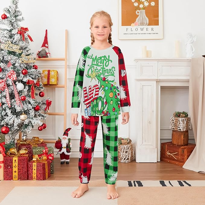 Christmas Pajamas for Family Matching Family Christmas Pajamas Set PJS Holiday Xmas Family Jammies Sleepwear