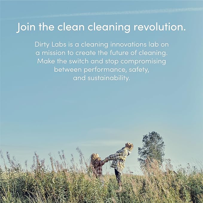 Dirty Labs | Scent Free | Bio Enzyme Liquid Laundry Detergent | 80 Loads (21.6 fl oz) | Hyper-Concentrated | High Efficiency & Standard Machine Washing | Nontoxic, Biodegradable | Stain & Odor Removal