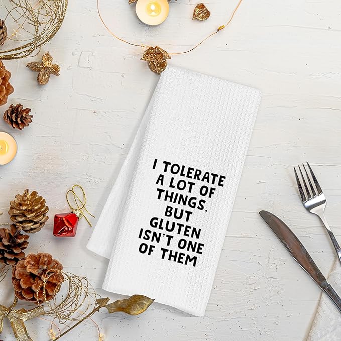 Funny Dish Towels with Saying, Tea Towels Hand Towels for Kitchen Gifts and Decor, 16x24 Inch