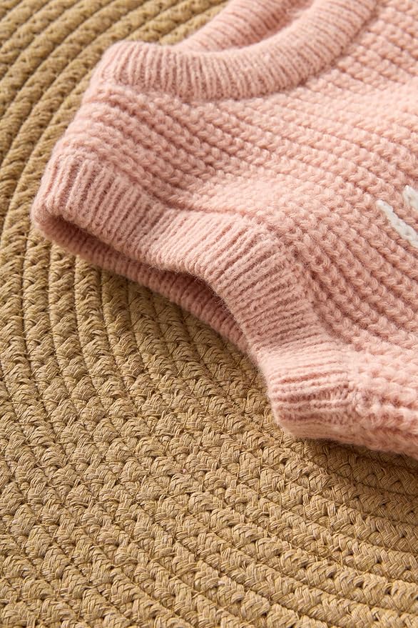 Personalized Knit Baby Boy Girl Sweater with Name Custom Pullover Sweatshirt Custom Baby Gifts