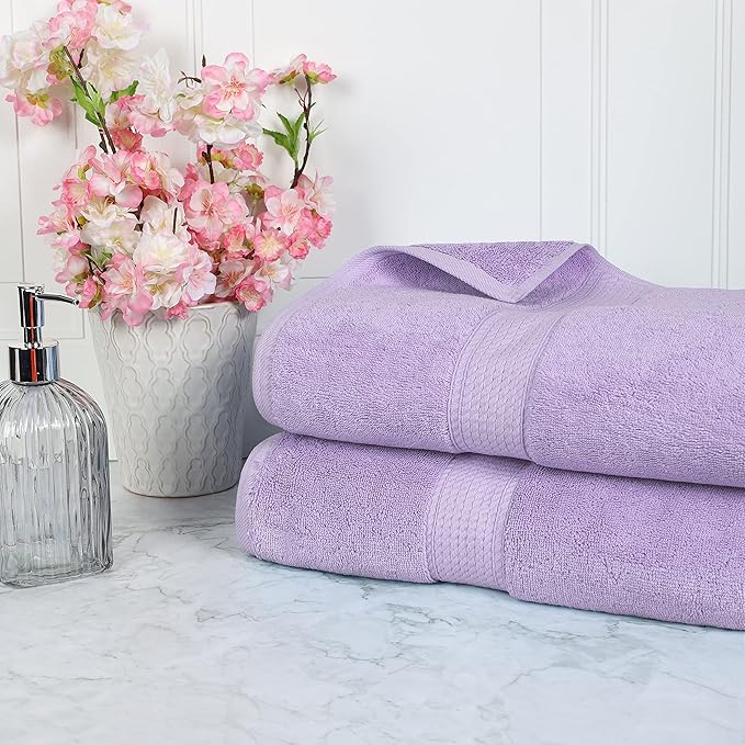 BLUENILEMILLS BNM 900 GSM Premium Quality Egyptian Cotton Bath Sheet Set, 2-Piece Highly Absorbent Sheets for Bathroom & Shower, Hotel & Spa Quality Lush, Durable Quick Dry