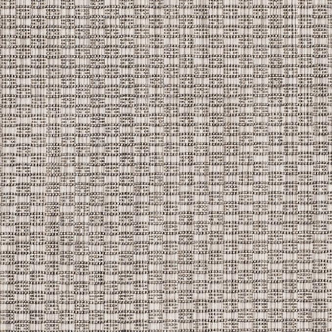 SAFAVIEH Washable Rug Outdoor Courtyard Collection - 6'7" Square, Beige & Black, Non-Shedding & Easy Cleaning, Ideal for Patio, Backyard, Mudroom (CY8477-36612)