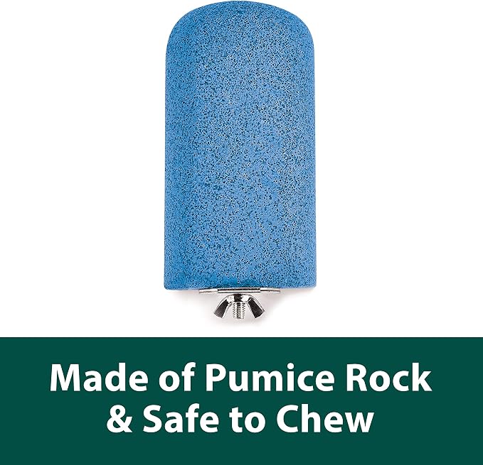 Kaytee Lava Ledge for Small Pet Wire Habitats | Active play. Pumice chinchilla cage accessories for jumping. Safe to chew, attaches to wire homes, chinchilla toys