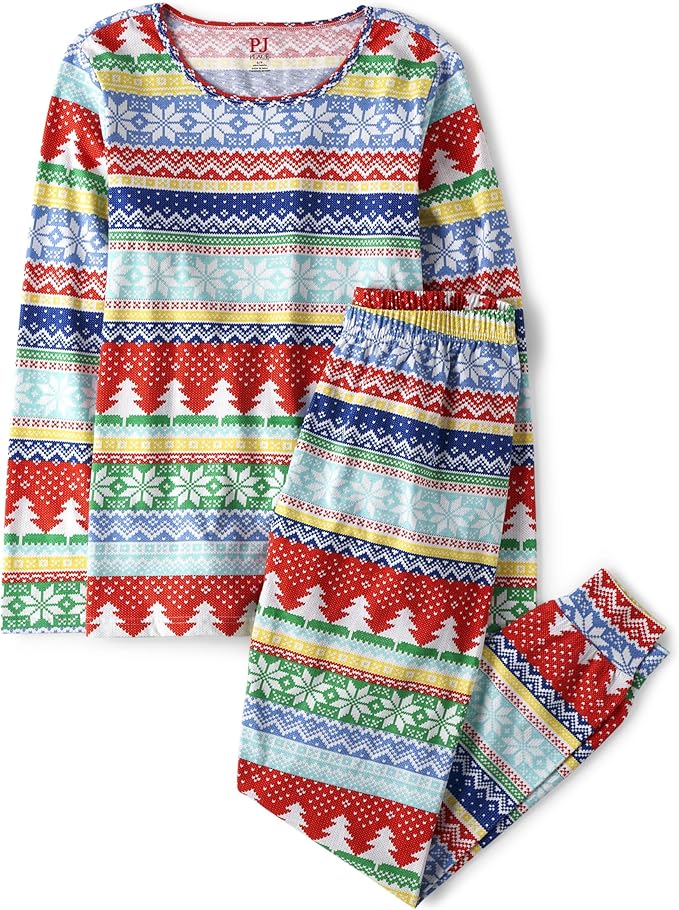 The Children's Place Kids' Holiday Long Sleeve Pajamas
