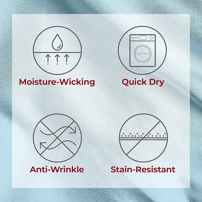 Mellanni Extra Deep King Sheets - 4 PC Iconic Collection Bedding - Hotel Luxury, Ultra Soft, Cooling Bed Sheets - Wrinkle, Fade, Stain Resistant (King, Aqua)